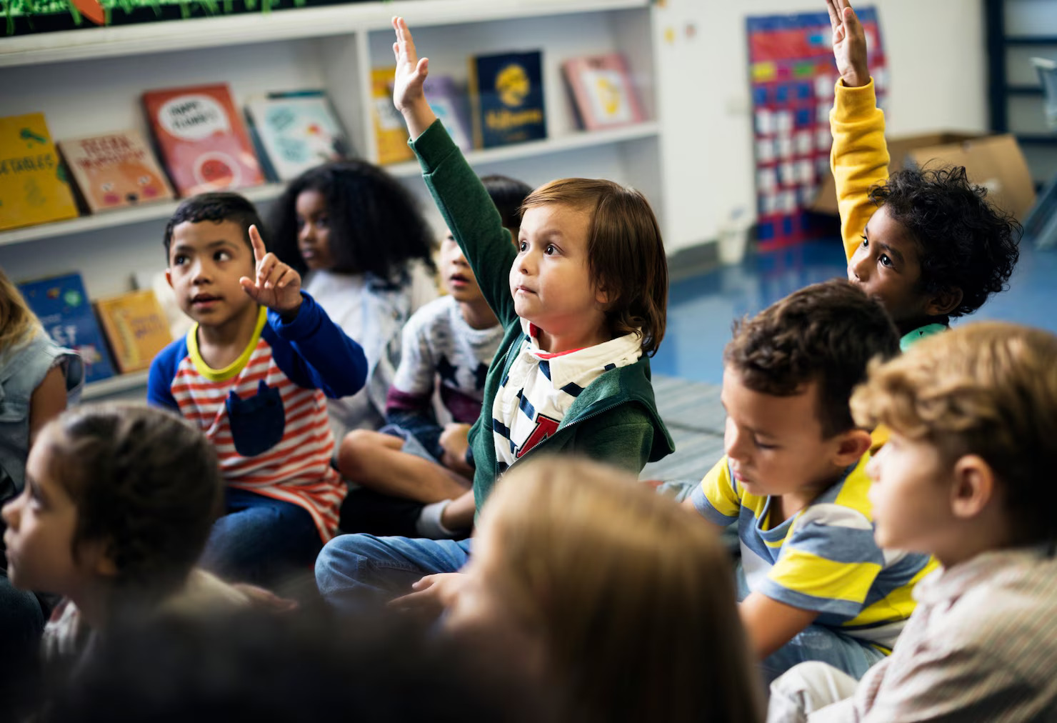 Happy children thriving at ABC Kids Academy in Newark Delaware